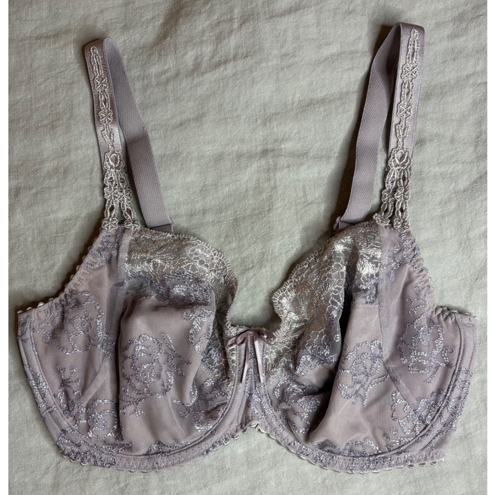 PrimaDonna Deauville Full Coverage Underwire Lace Bra Mauve Lavender 32E EU 70E
